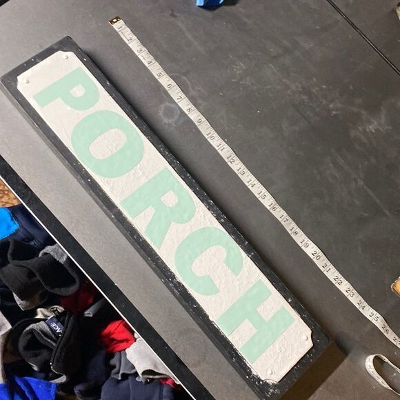 Farmhouse Porch Sign w Hangers or Stand Alone Option - Picture 3 of 10